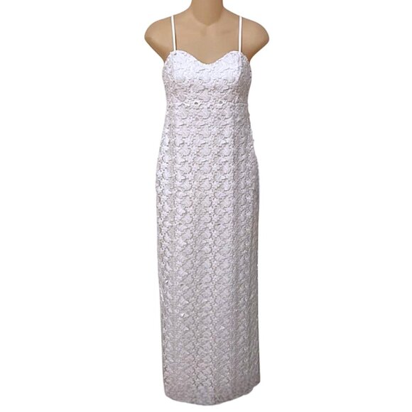 Lilly Pulitzer Gillian Maxi Dress in Butterfly Garden 3D Lace NWT - Size 4 - Picture 7 of 9
